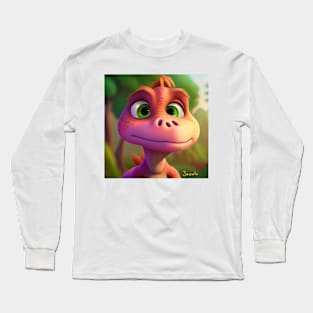 Baby Dinosaur Dino Bambino - Jacob Long Sleeve T-Shirt